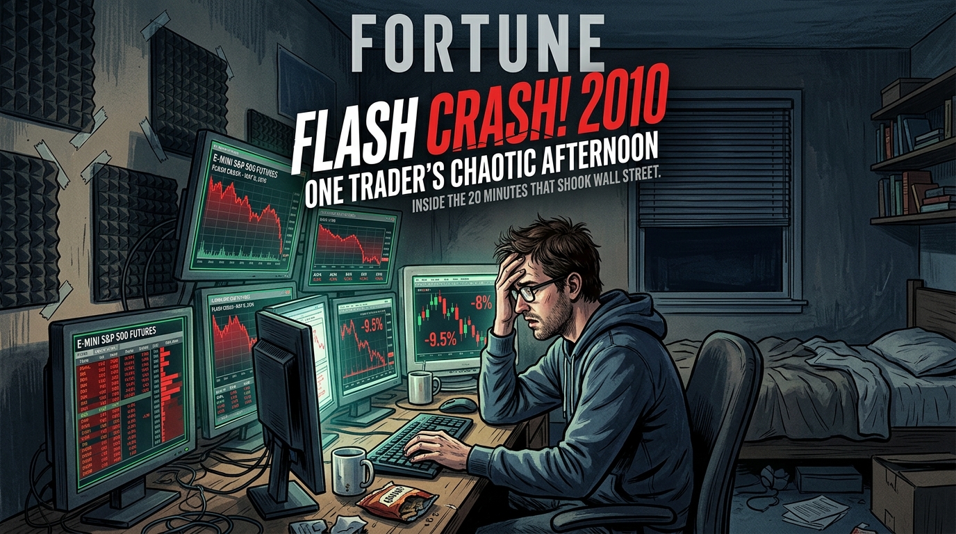 The Bedroom Trader Who Helped Trigger the $1 Trillion Flash Crash: Navinder Sarao and the 2010 Market Fracture